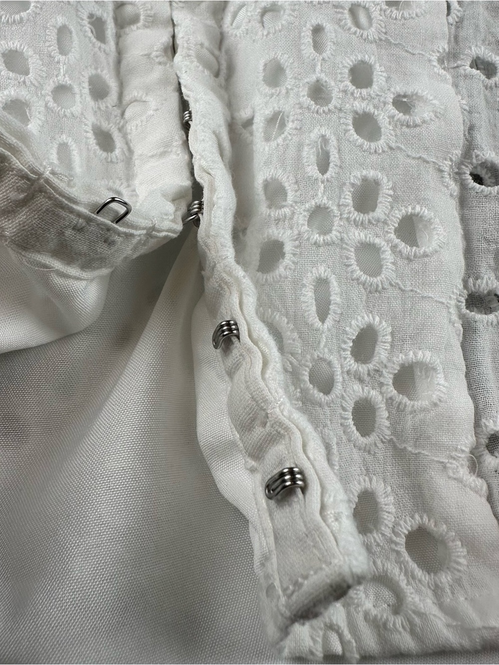 Princess Polly White Eyelet Lace Bustier Cami Top Corset Style Y2K Size 0 - Picture 7 of 10